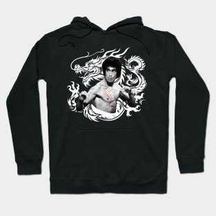 Bruce Lee in Enter The Dragon (White Version) Hoodie